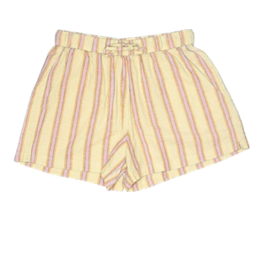 Marine Layer Striped Yellow and Pink Women's Shorts
